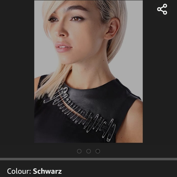 NWT Diesel Aminax dress, size S, black - Picture 6 of 7